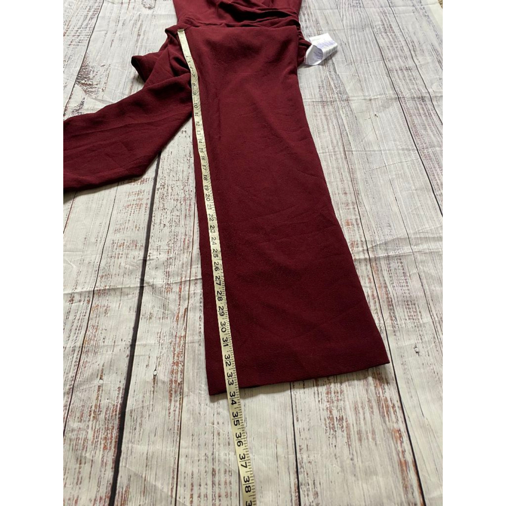 Dress the Population Sam Shirred Burgundy Elegant Jumpsuit NWOT Small - Picture 3 of 8